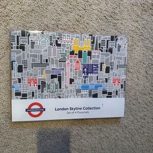 London Skyline Collection Placemats (Never Used)